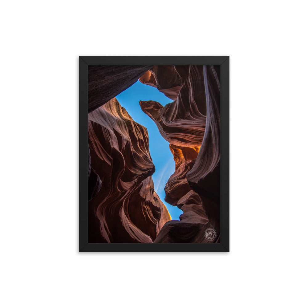 The Seahorse of Antelope Canyon - Framed Poster