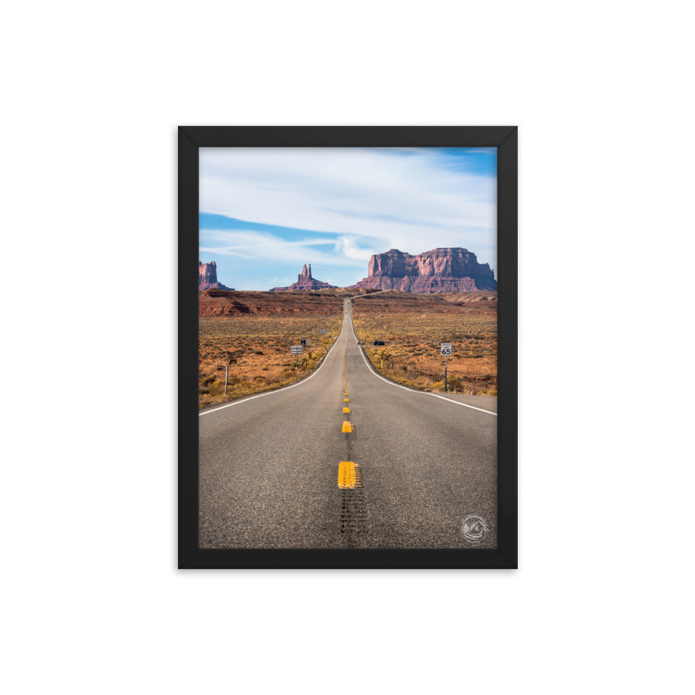 US 163 - Framed Poster