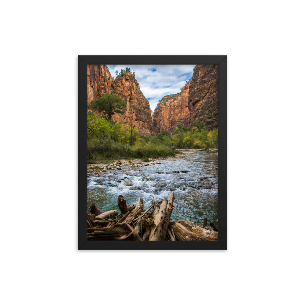 River of Zion - Framed Poster
