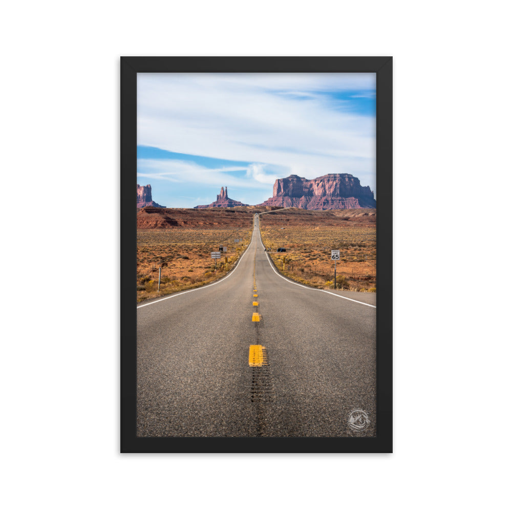US 163 - Framed Poster
