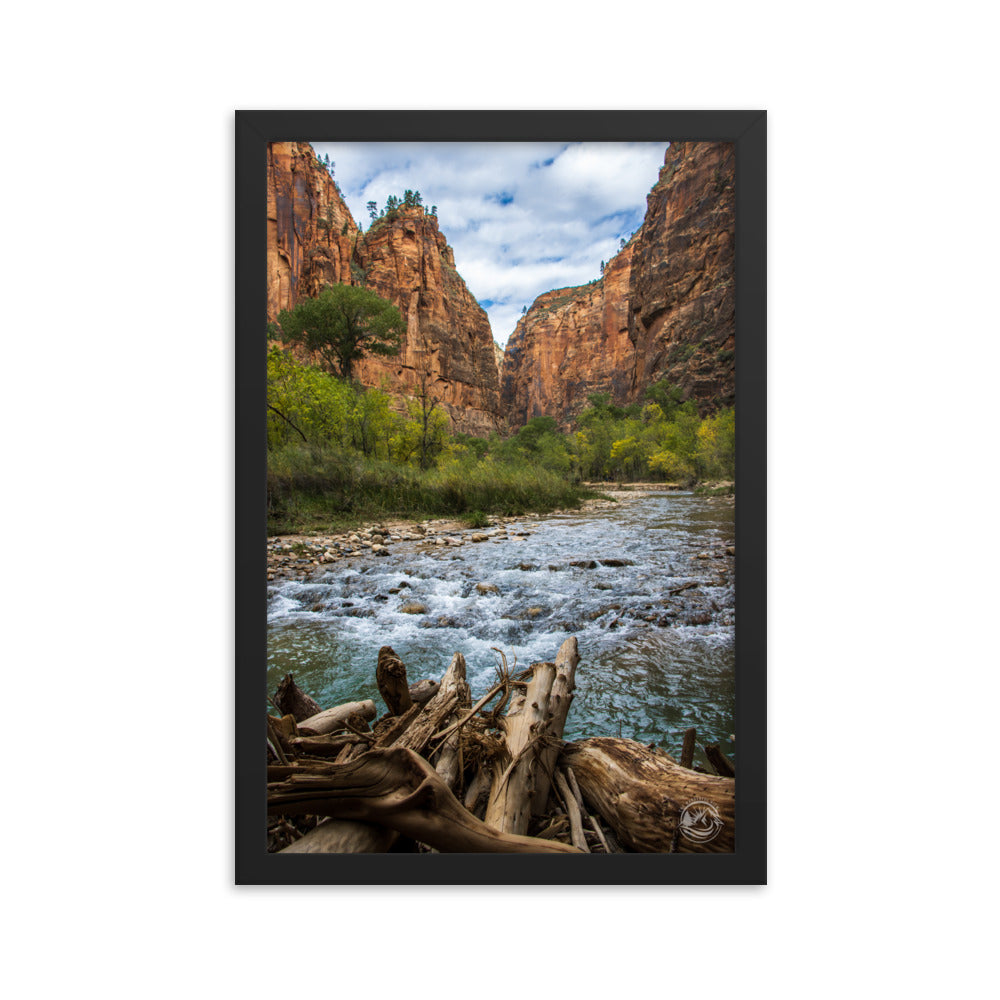 River of Zion - Framed Poster