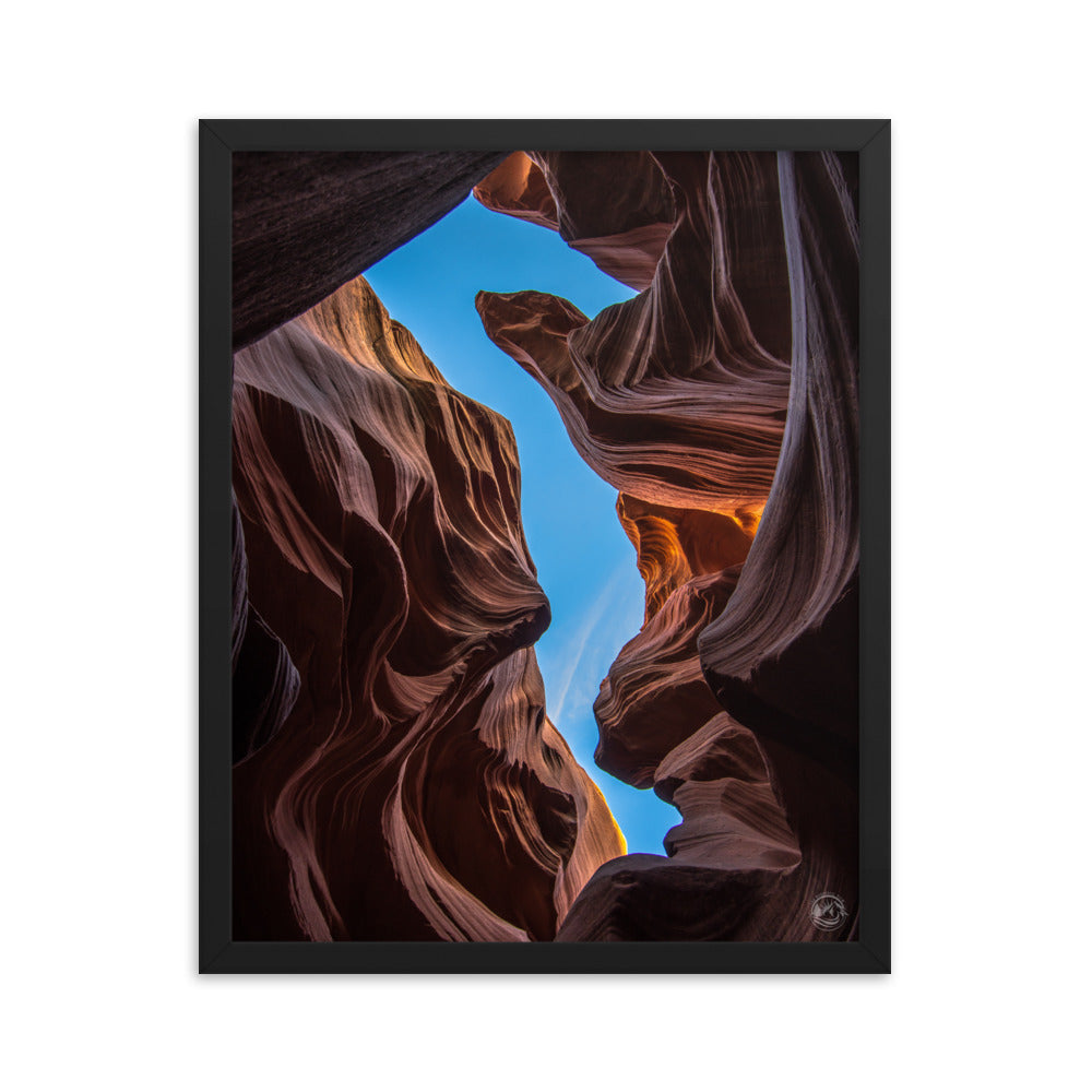 The Seahorse of Antelope Canyon - Framed Poster