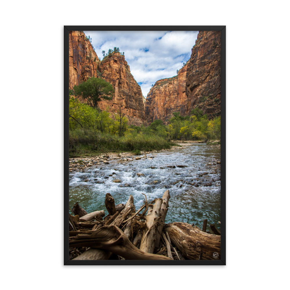 River of Zion - Framed Poster
