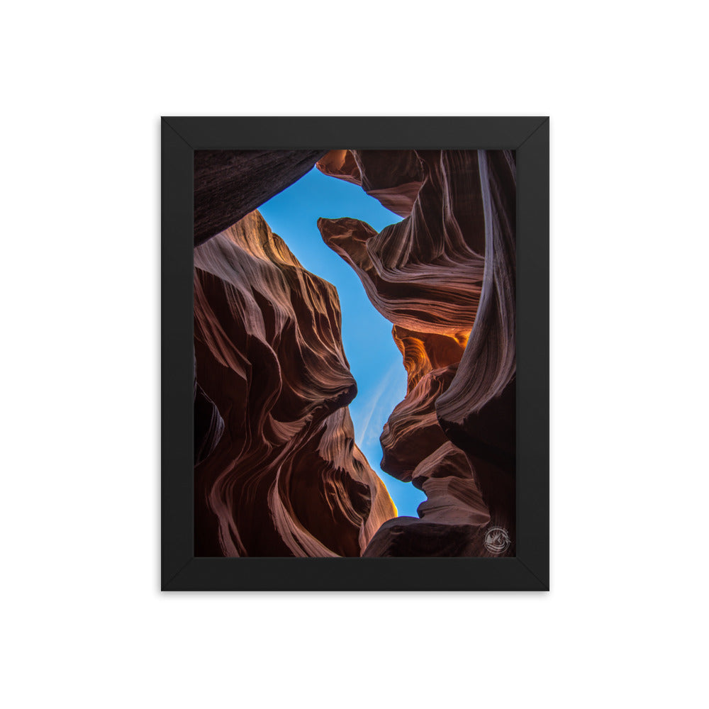 The Seahorse of Antelope Canyon - Framed Poster