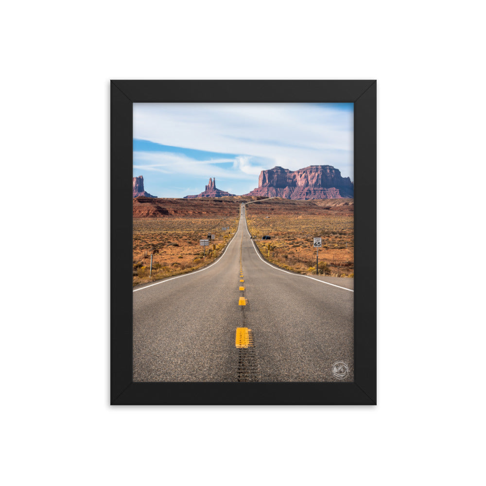 US 163 - Framed Poster