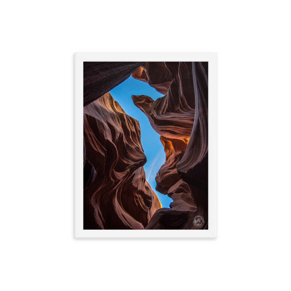 The Seahorse of Antelope Canyon - Framed Poster