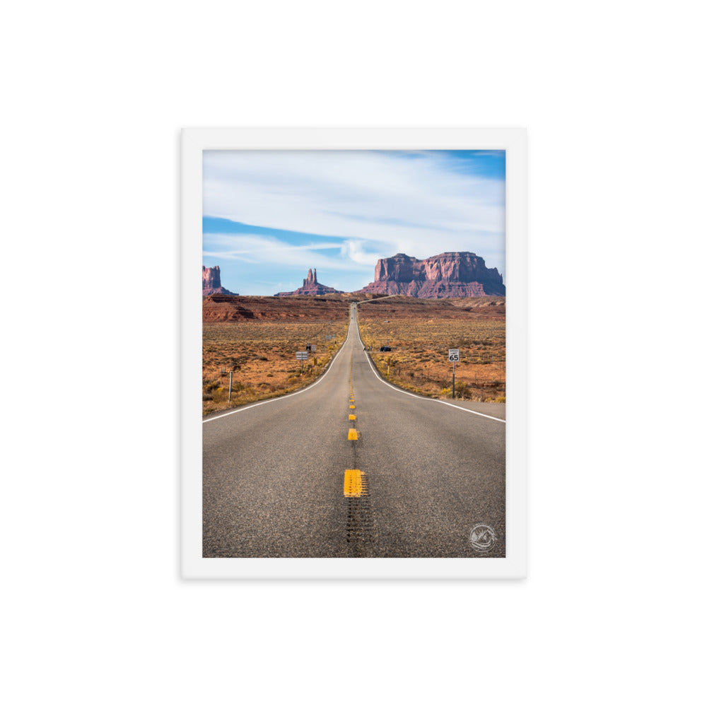 US 163 - Framed Poster