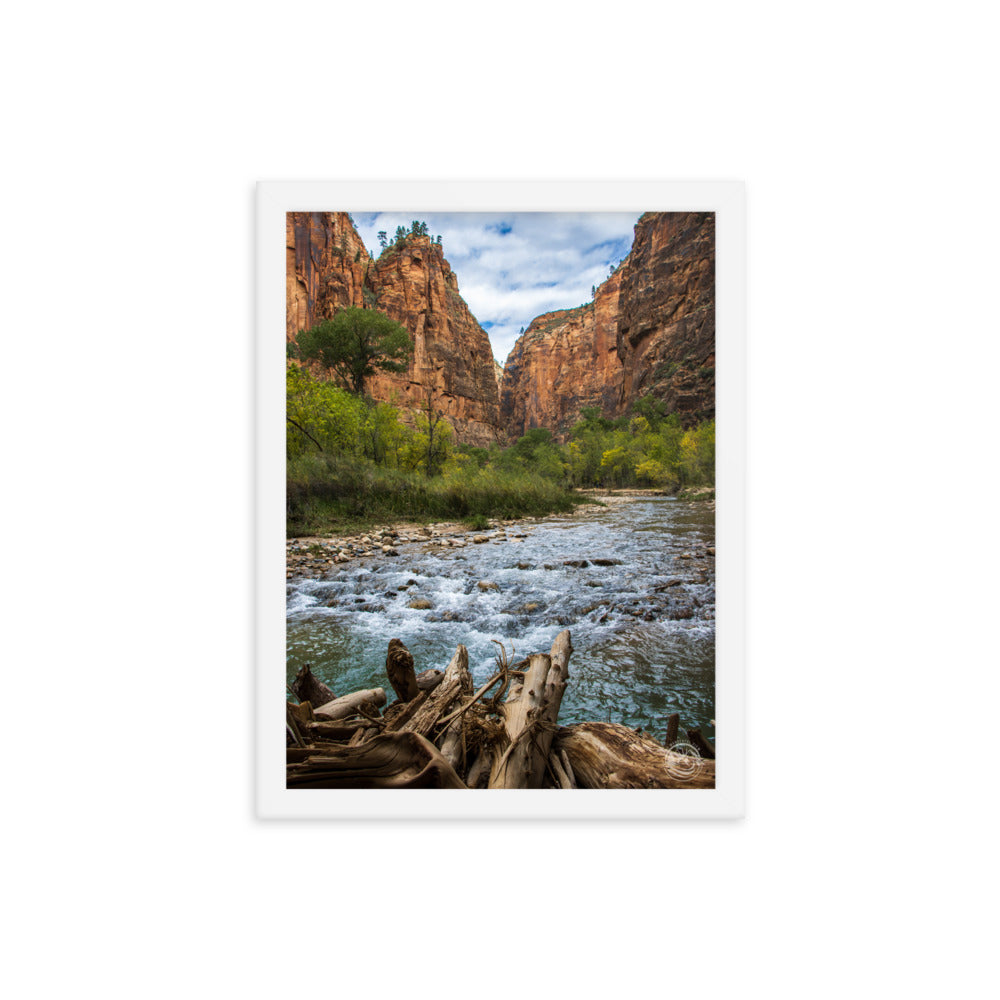 River of Zion - Framed Poster