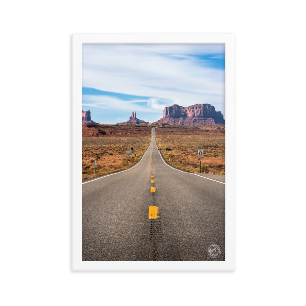 US 163 - Framed Poster