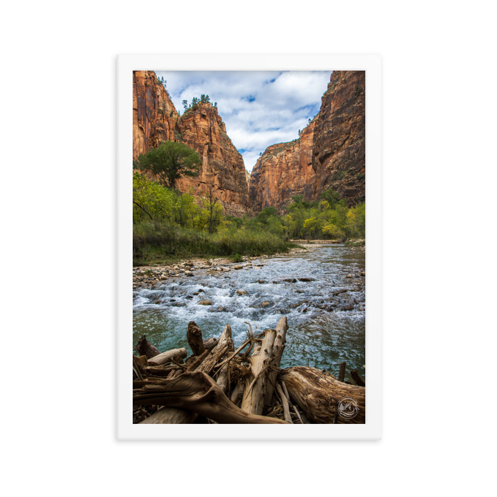 River of Zion - Framed Poster