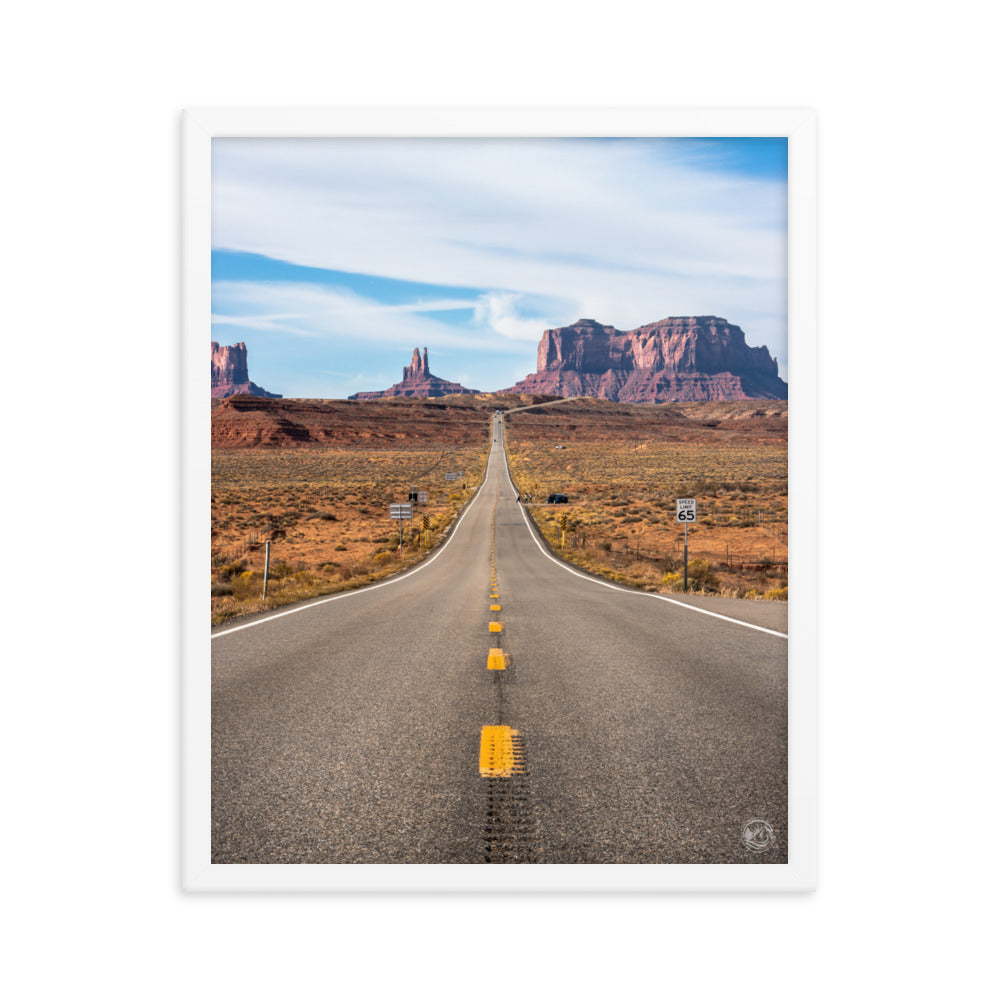 US 163 - Framed Poster