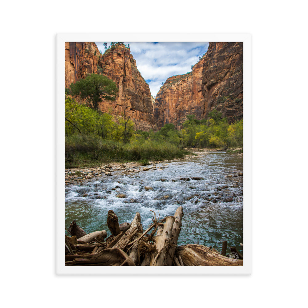 River of Zion - Framed Poster