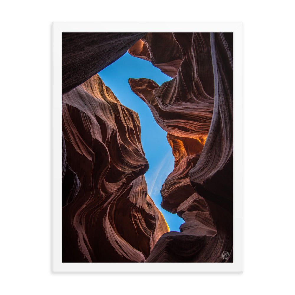 The Seahorse of Antelope Canyon - Framed Poster