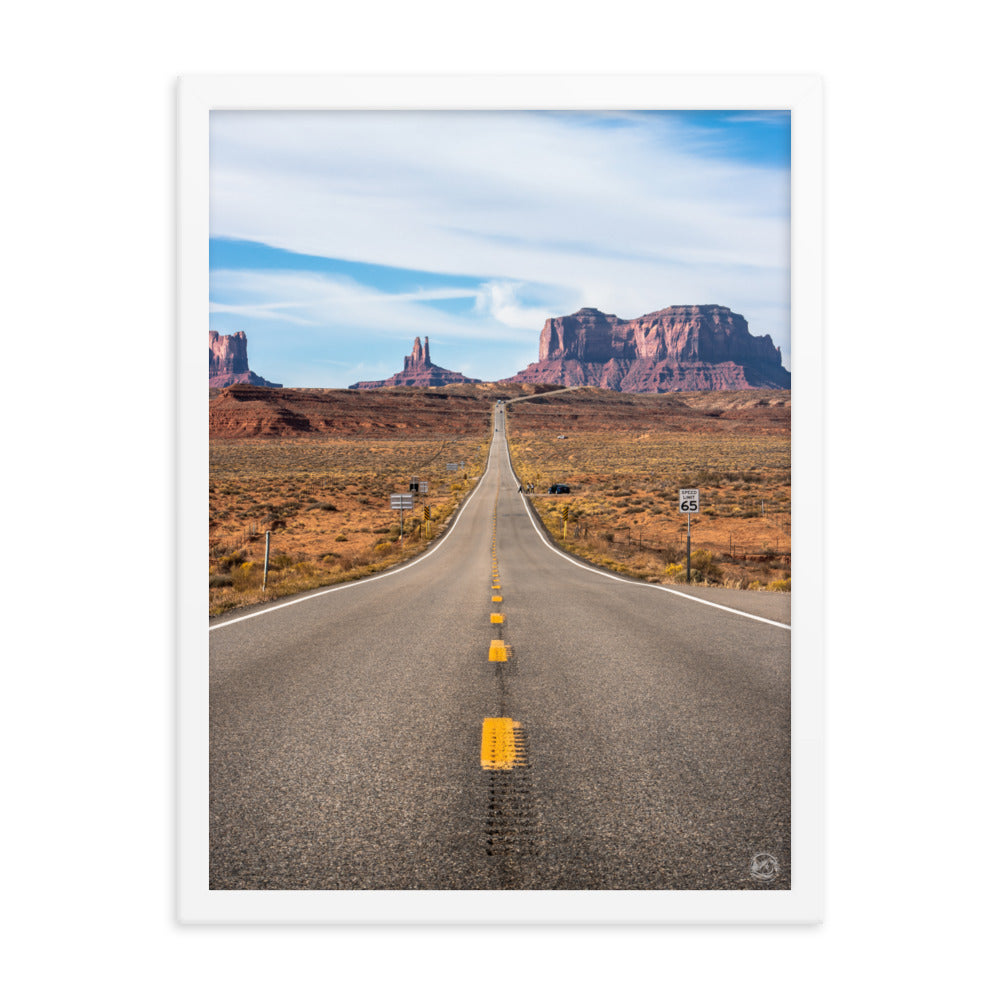US 163 - Framed Poster