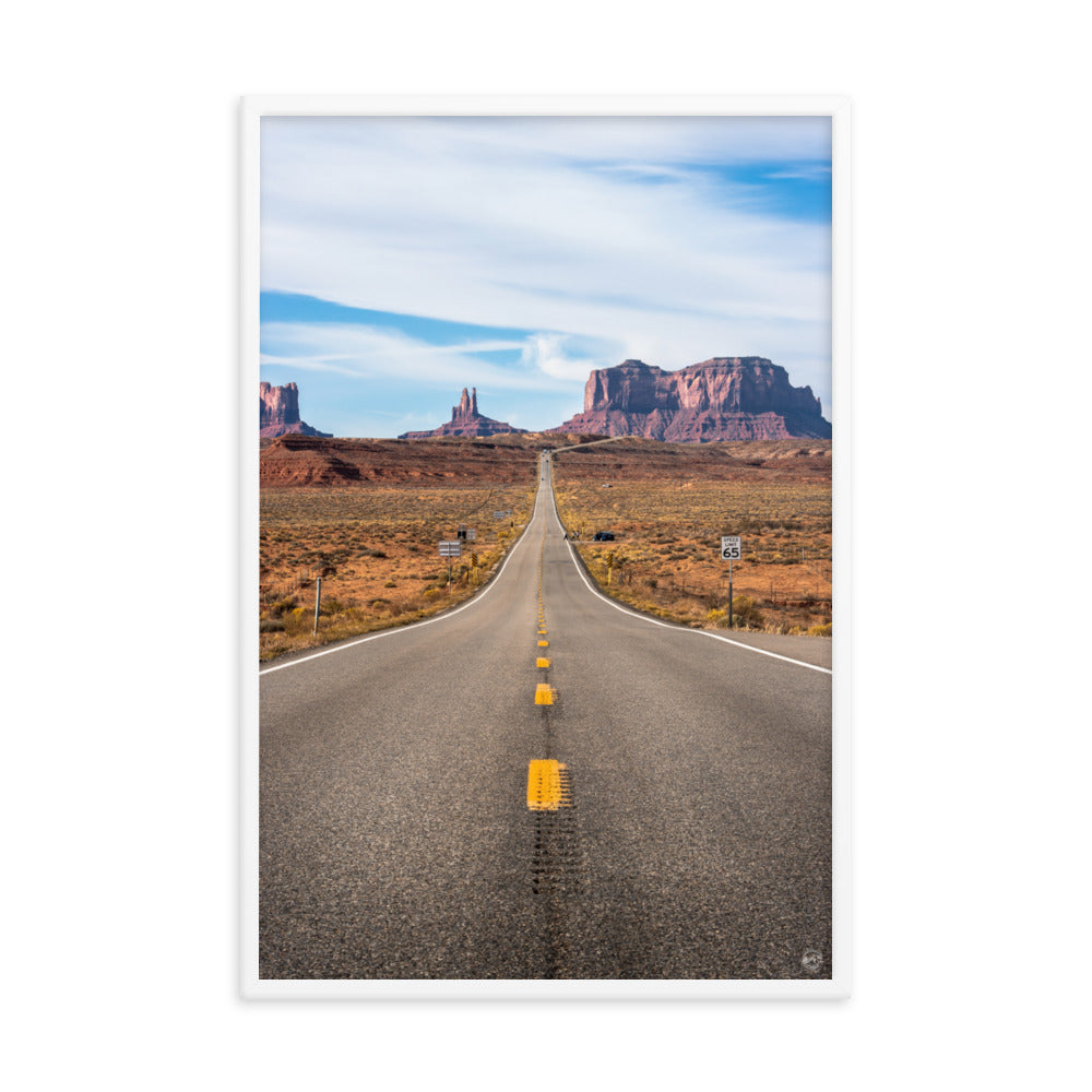 US 163 - Framed Poster