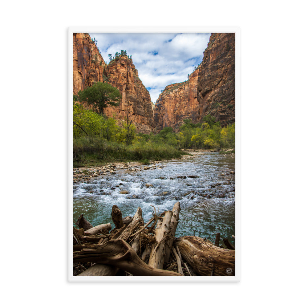 River of Zion - Framed Poster