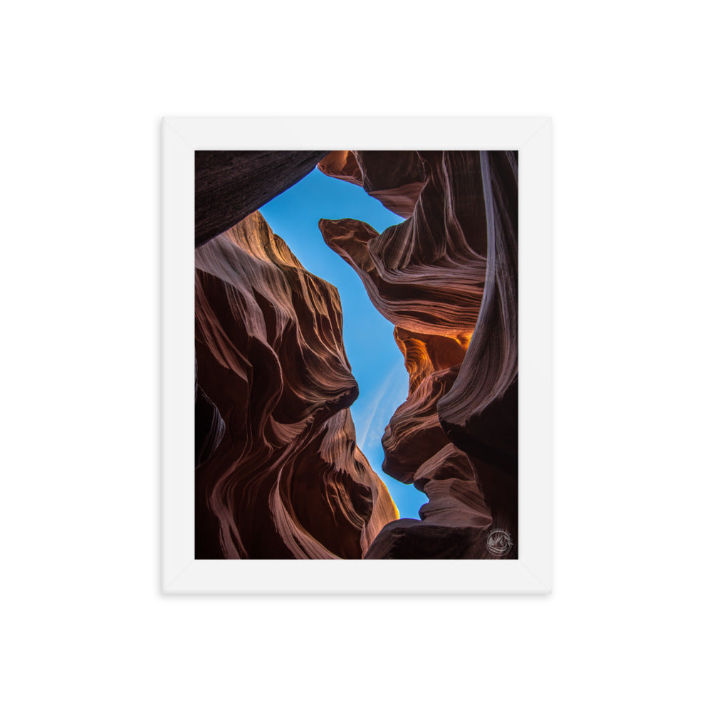The Seahorse of Antelope Canyon - Framed Poster