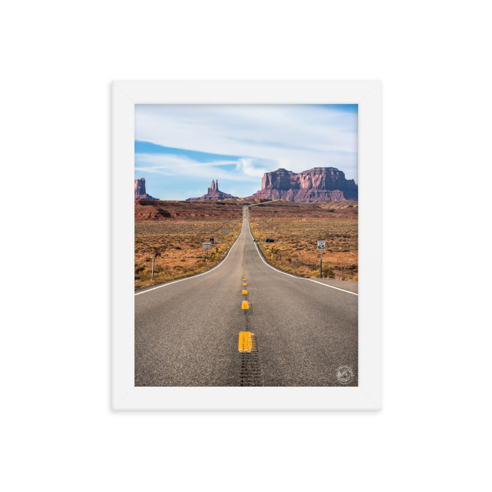 US 163 - Framed Poster
