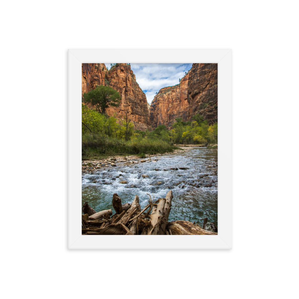 River of Zion - Framed Poster