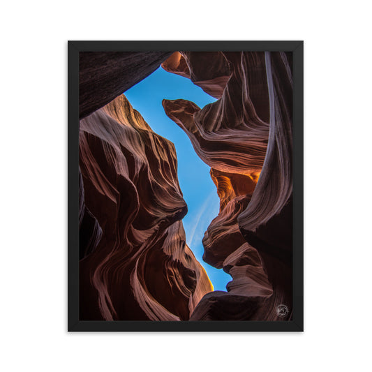 The Seahorse of Antelope Canyon - Framed Poster
