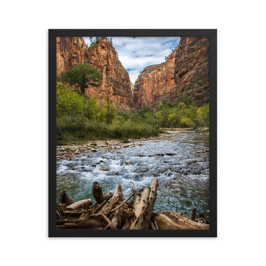 River of Zion - Framed Poster
