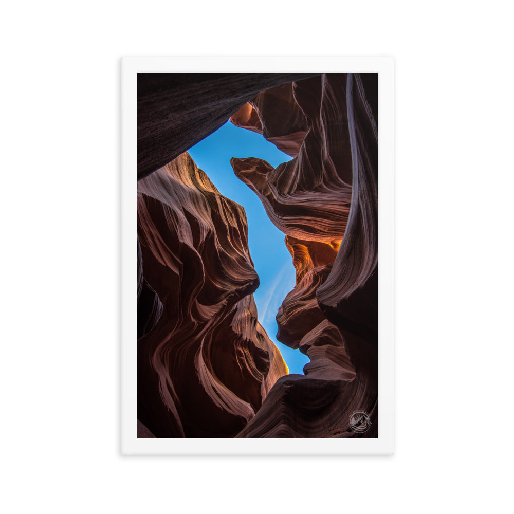 The Seahorse of Antelope Canyon - Framed Poster